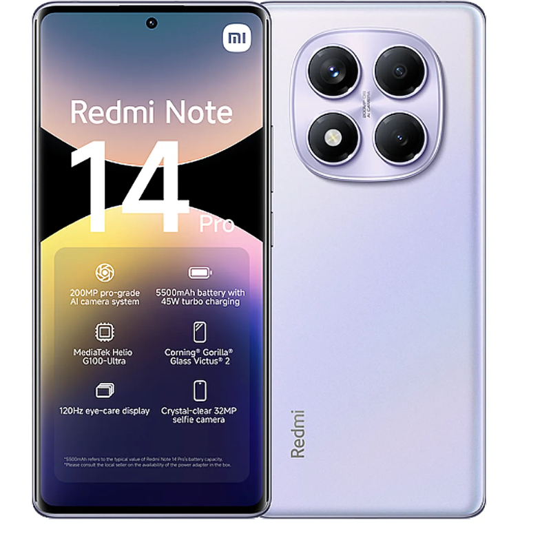 Xiaomi Redmi Note 14 PRO 8/256 GB PURPURA