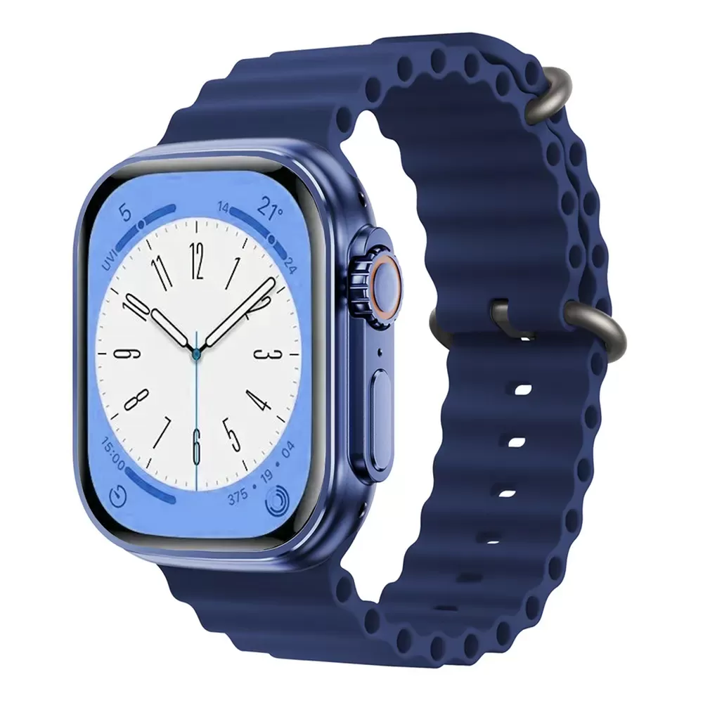 Reloj Inteligente M8 Ultra Max Tipo Apple Watch (49MM Serie 8) Azul NFC -  Technostore